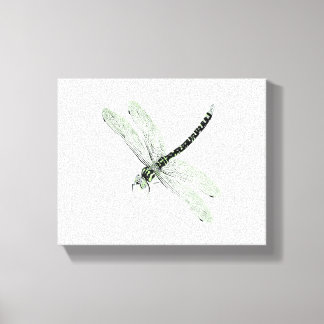 Agender Pride Dragonfly Art Canvas Afdruk