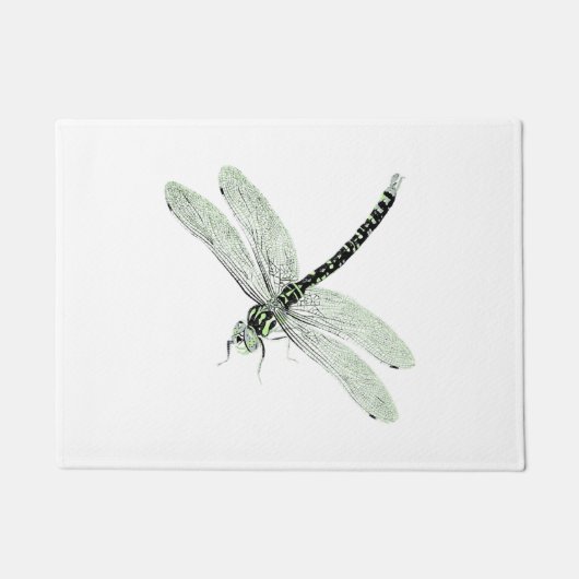 Agender Pride Dragonfly Art Deurmat (Voorkant)