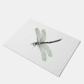 Agender Pride Dragonfly Art Deurmat (Schuin)