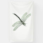 Agender Pride Dragonfly Art Spandoek (Verticaal)