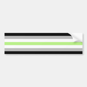 Agender Pride Flag Bumpersticker