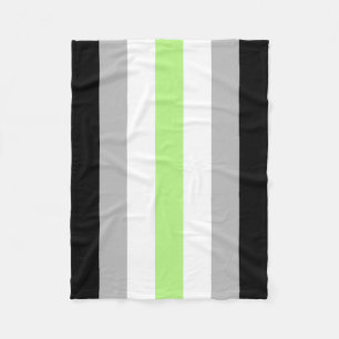 Agender Pride Flag Fleece Deken