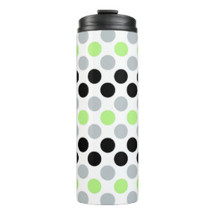 Agender Pride Flag Kleuren Polkadots Thermosbeker