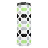 Agender Pride Flag Kleuren Polkadots Thermosbeker (Achterkant)