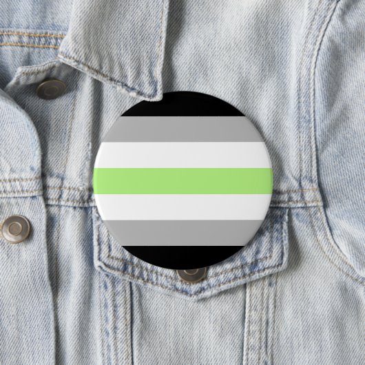 Agender Pride Flag Ronde Button 4,0 Cm (In situ)