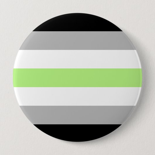 Agender Pride Flag Ronde Button 4,0 Cm (Voorkant)