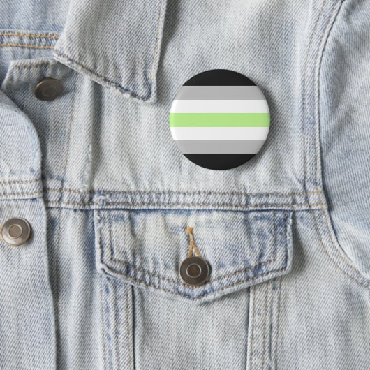 Agender Pride Flag Ronde Button 5,7 Cm (In situ)