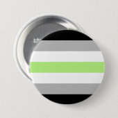 Agender Pride Flag Ronde Button 7,6 Cm (Voorkant /achterkant)
