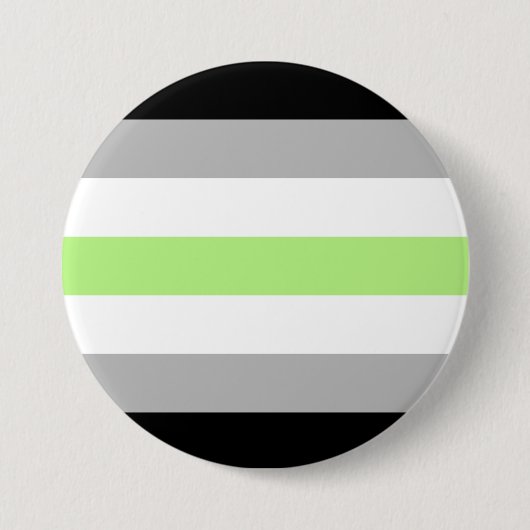 Agender Pride Flag Ronde Button 7,6 Cm (Voorkant)