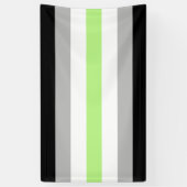 Agender Pride Flag Spandoek (Verticaal)