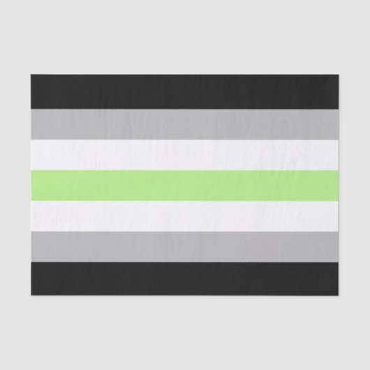 Agender Pride Flag Tissuepapier (Voorkant)