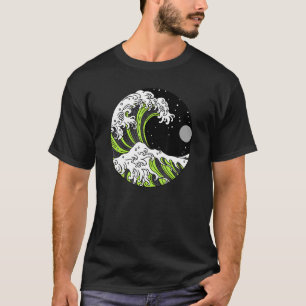 Agender Pride Niet-binaire Japanse Wave Geslacht N T-shirt