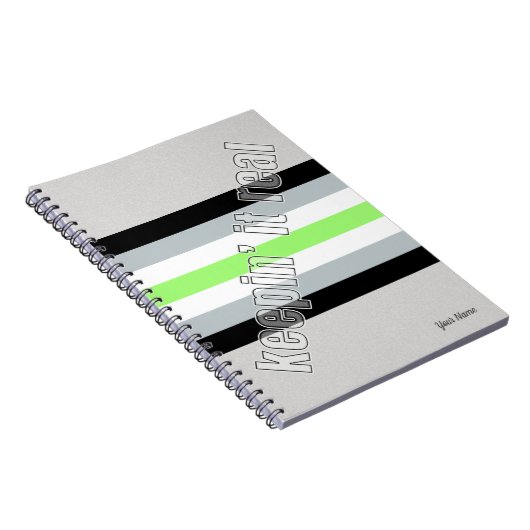 Agender Pride Notitieboek (Rechterzijde)