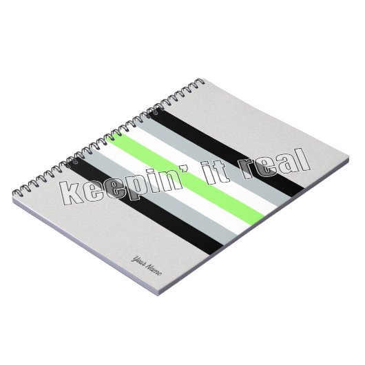 Agender Pride Notitieboek (Linkerzijde)