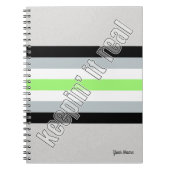 Agender Pride Notitieboek (Voorkant)