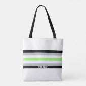 Agender Pride Tote Bag (Achterkant)