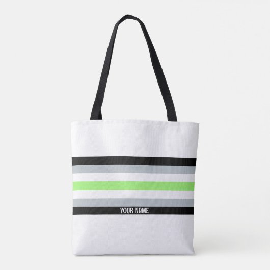 Agender Pride Tote Bag (Achterkant)