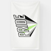 Agender Pride-uitbarsting Spandoek (Verticaal)