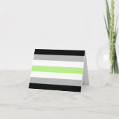 Agender Pride-vlag Aankondiging (Voorkant)