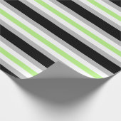 Agender Pride Vlag – Agender Identiteit LGBTQIA+ Cadeaupapier (Hoek)