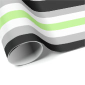 Agender Pride Vlag – Agender Identiteit LGBTQIA+ Cadeaupapier (Rol Hoek)