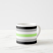 Agender Pride-vlag – Agender identiteit LGBTQIA+  Espresso Kop (Voorkant rechts)