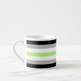 Agender Pride-vlag – Agender identiteit LGBTQIA+  Espresso Kop