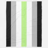Agender Pride-vlag – Agender identiteit LGBTQIA+  Fleece Deken (Voorkant)