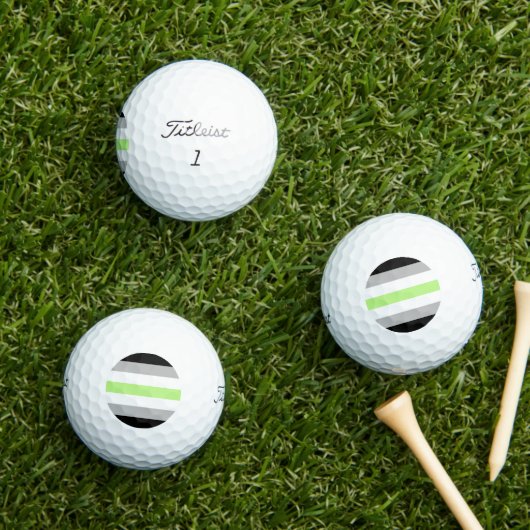 Agender Pride-vlag – Agender identiteit LGBTQIA+ Golfballen (Insitu Gras)