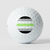 Agender Pride-vlag – Agender identiteit LGBTQIA+ Golfballen (Voorkant)