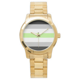 Agender Pride-vlag – Agender identiteit LGBTQIA+  Horloge