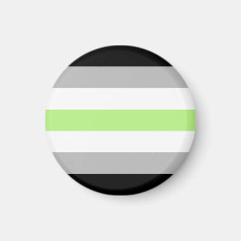 Agender Pride Vlag – Agender Identiteit LGBTQIA+ Magneet