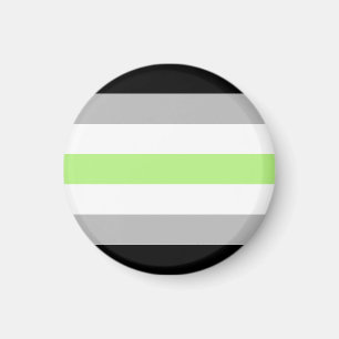 Agender Pride Vlag – Agender Identiteit LGBTQIA+ Magneet