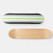 Agender Pride Vlag – Agender Identiteit LGBTQIA+ Persoonlijk Skateboard (Horizontaal)