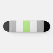 Agender Pride Vlag – Agender Identiteit LGBTQIA+ Persoonlijk Skateboard (Horizontaal)