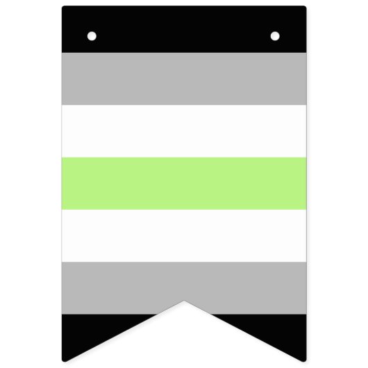 Agender Pride Vlag – Agender Identiteit LGBTQIA+ Vlaggetjes (Zestiende vlag)
