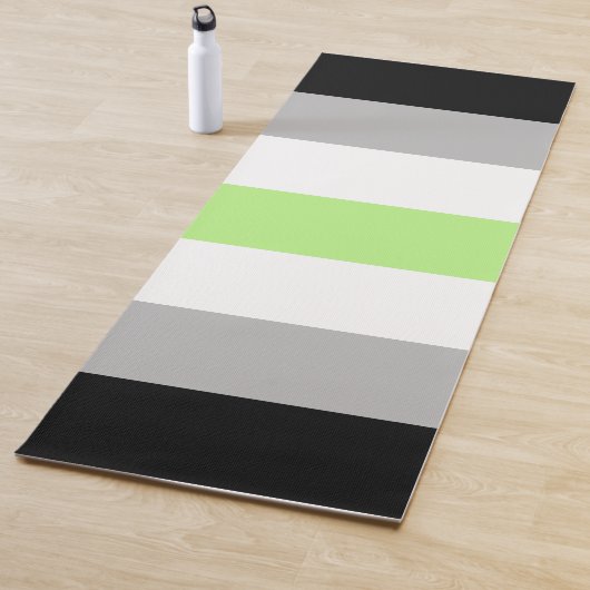 Agender Pride-vlag – Agender identiteit LGBTQIA+ Yogamat (In situ)
