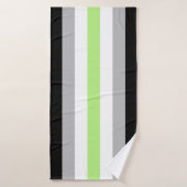 Agender Pride Vlag Badhanddoek (Badhanddoek)