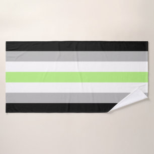 Agender Pride Vlag Badhanddoek