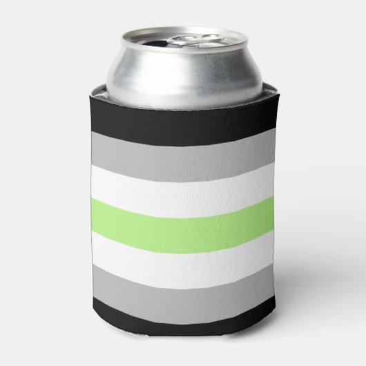 Agender Pride-vlag Blikjeskoeler (Blikje Voorkant)