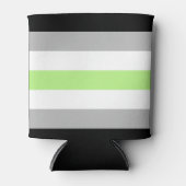 Agender Pride-vlag Blikjeskoeler (Voorkant)