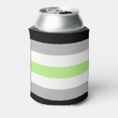 Agender Pride-vlag Blikjeskoeler (Blikje Achterkant)