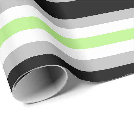 Agender Pride Vlag Cadeaupapier (Rol Hoek)