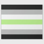 Agender Pride-vlag Cadeaupapier (Vlak)