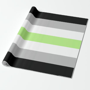 Agender Pride-vlag Cadeaupapier
