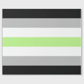 Agender Pride-vlag Cadeaupapier (Vlak)