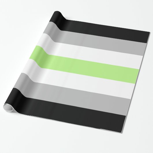 Agender Pride-vlag Cadeaupapier (Uitgerold)