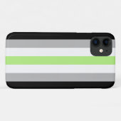 Agender Pride-vlag Case-Mate iPhone Case (Achterkant (horizontaal))