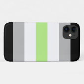 Agender Pride-vlag Case-Mate iPhone Case (Achterkant (horizontaal))