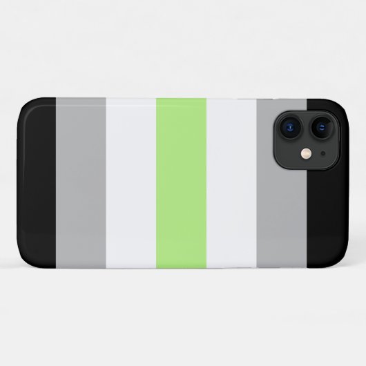 Agender Pride-vlag Case-Mate iPhone Case (Achterkant (horizontaal))